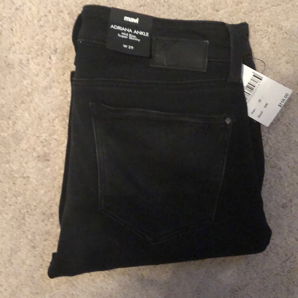 Magi Adriana Ankle MidRise Super Skinny  Sz 29